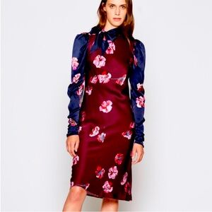 Joie Kylan Satin Dress size 0 NWOT